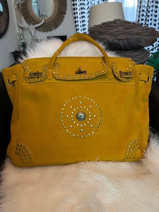 SAC CABAS EN CUIR BOHEME CHIC