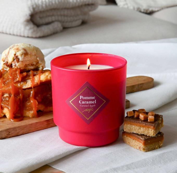 BOUGIE POMME CARAMEL 180G - MY JOLIE CANDLE