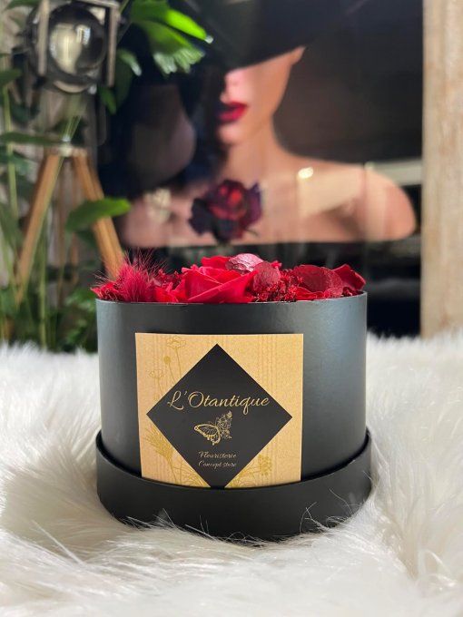 Coffret Roses Rouges Stabilisées - SAINT VALENTIN